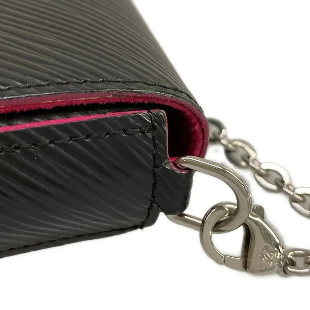 Louis Vuitton Pochette Felice Epi Other Style Wallet M64579 Noir Hot Pink